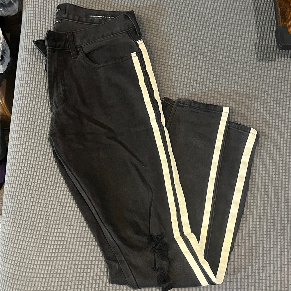 PacSun Black Stacked Skinny Jeans